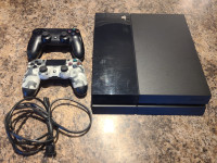 PS4 bundle with 2 controllers and 3 games