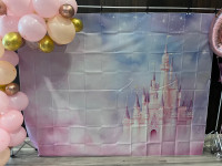 Princess Castle party Backdrop