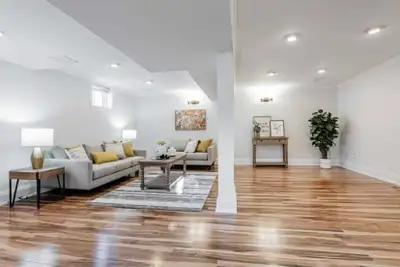 Nice and bright basement in a house