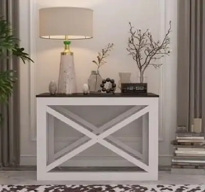 New in Box Modern End Table with Storage, White, View more