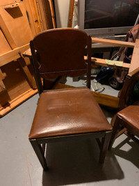 Antique Table and two chairs