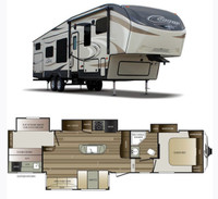 2017 Cougar Fifth Wheel 335BHS