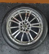 205/50/R17 All Season Tires + chrome rims (set of 4)