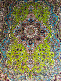 Persian silk rug, persian carpet, tapis