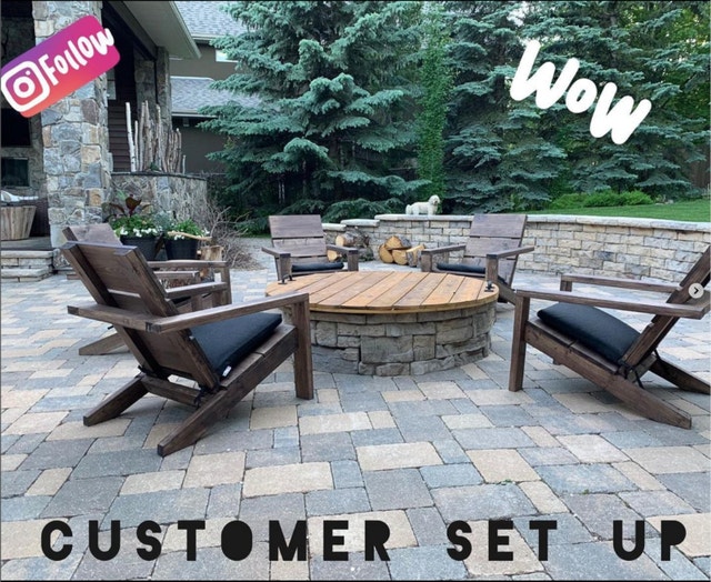 Adirondack Chairs, Benches, Tables, Side Tables and much more Patio