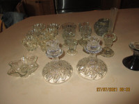 20 chandelier en verres collection ou autres 25$ le touts