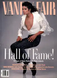 VANITY FAIR Michael Jackson cover/Liebovitz photos