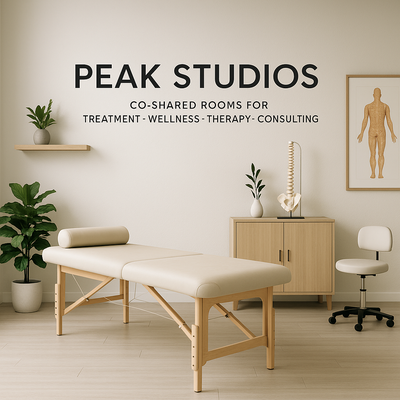 PEAK STUDIOS – PRIVATE ROOMS FOR LEASE $1000-$3000 per month Including: Utilities, Common Areas, Lau...