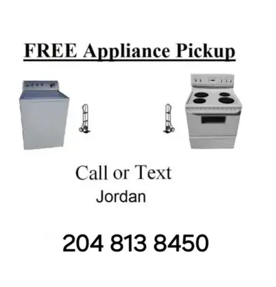 Free appliance pickup, View more