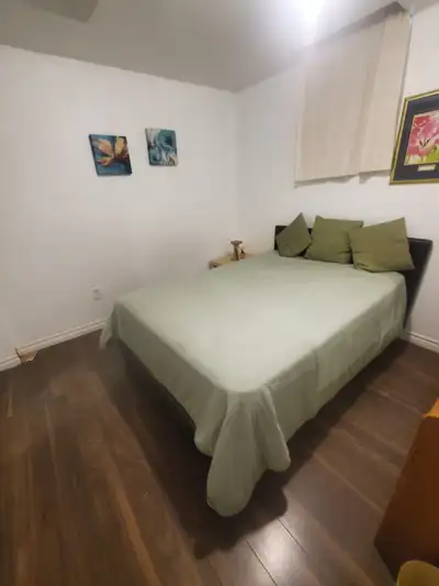 FURNESHED BSMNT ROOM /AUGUST 1ST CLOSE SQ1. ONE MALE ONLY.