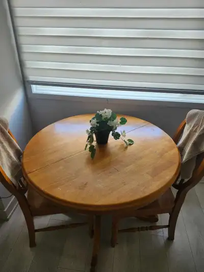 Dining table with 2 chairs , View more