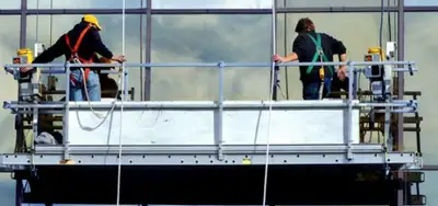 SWING STAGE WITH WORKING AT HEIGHTS, View more
