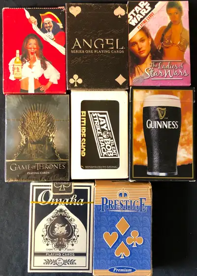 Lot of Novelty Playing Cards, View more