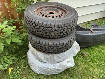 Winter tires,have no use for them ,car is gone.came off a sunfire.good tread on them.just need them...