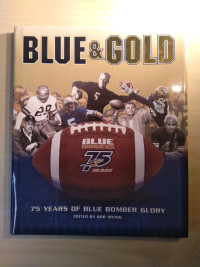 Blue Bombers Blue & Gold Hardcover Book 
