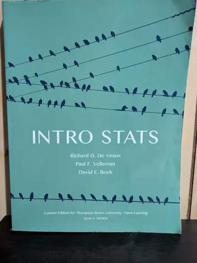 Intro Stats; Custom Edition for TRU Open Learning Textbook, View more