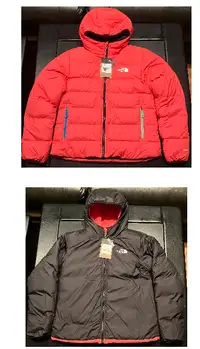 North Face Reversible North Down Hooded Jacket 600 fill