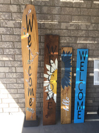 Welcome Signs & Planters