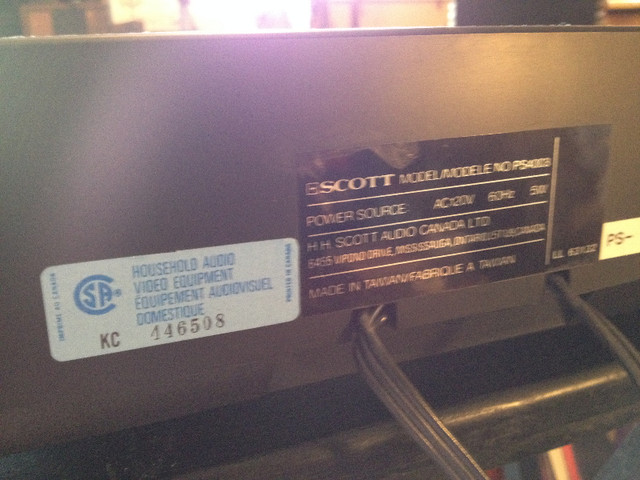 Scott linear turntable for parts in Free Stuff in Gatineau - Image 3