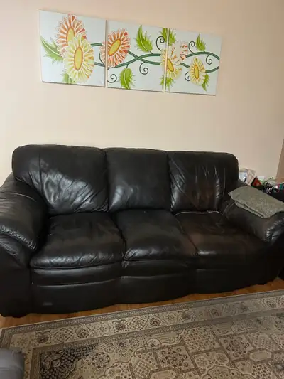 Leather Sofa for free, View more