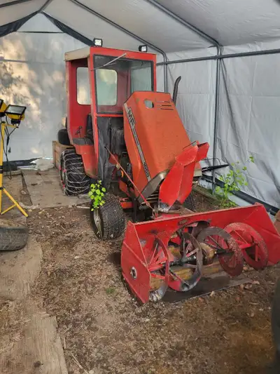 1970's Massey Ferguson Tractor with snowblower and mower deck (not pictured) Snowblower is a 48" Mov...