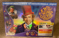 Willy Wonka 40th anniversary blu-Ray+dvd Collectors Edition. New