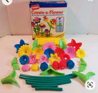 Mint Playskool Make a Flower toy