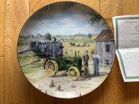 FARMERS PRIDE COLLECTOR PLATE IN JOHN DEERE SERIES