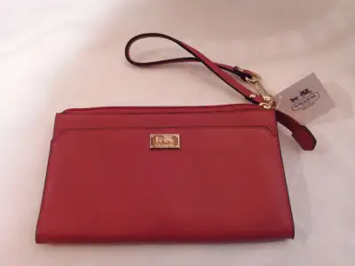 COACH Clutch Purse Zipper Wallet Wristlet - $160, View more