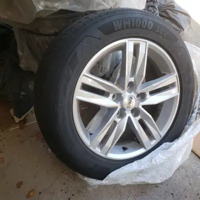 DAI alloy 18" Wheels with Tires 235/60 R18 183H all Seasonal 5x130 bolt pattern USED GOOD CONDITION...