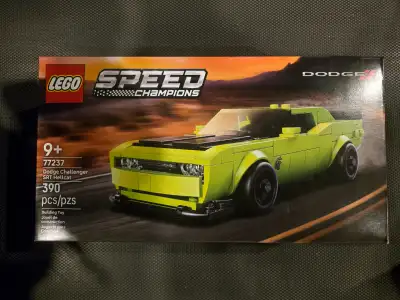 brand new sealed LEGO Speed Champions Dodge Challenger SRT Hellcat Sports Car (77237). $40 cash only