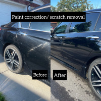Paint correction , scratch removal