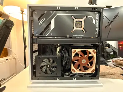 RTX 4080 Super, SFF Gaming PC (Like New) Fractal Ridge, 9700X, View more