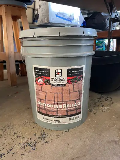 Antiquing release over 2/3 of a pail like new $40 obo, View more