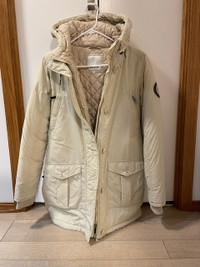 Winter Coat, Off-White, Down-filled, Bench brand, Women's Size S