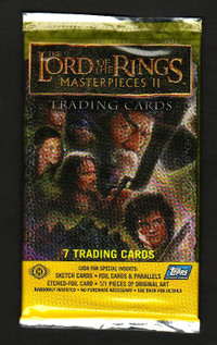 LORD OF THE RINGS MASTERPIECES S2 50 SEALED HOBBY PACKS