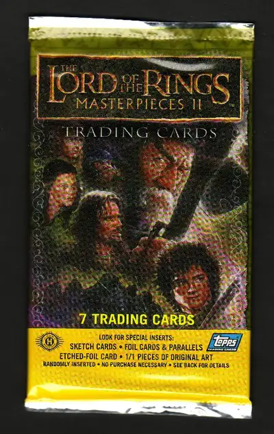 LORD OF THE RINGS MASTERPIECES S2 50 SEALED HOBBY PACKS, View more