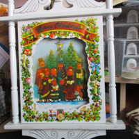 CHRISTMAS CAROLERS, WALL PICTURE. PRICE $10 FIRM. KELLIGREWS