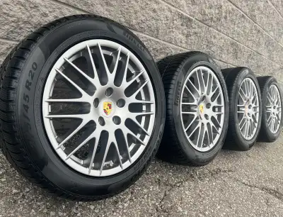 Pirelli Scorpion Winter Tires and original 20 inch Porsche Cayenne GTS "BBS" RS Spyder Rims. Good fo...