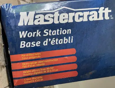 Mastercraft workstation base - new, View more