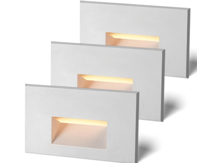 3 lampes d'escalier d'extérieur et d'intérieur LED 12 V, NEUF, View more