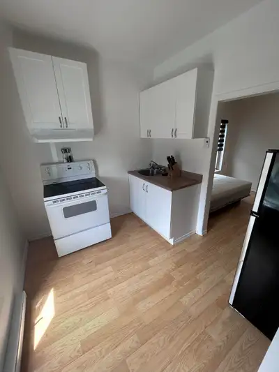 Chambre 2 1/2 à louer, parfait pour travailleur ou étudiant. Le loyer est tout inclus (meubler, wifi...