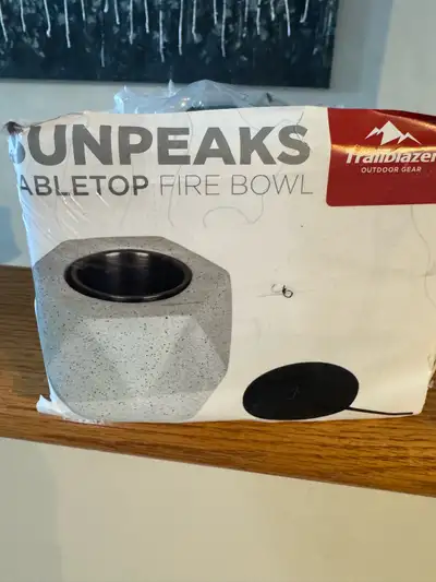 Sunpeaks Table Top  Fire Bowl, View more