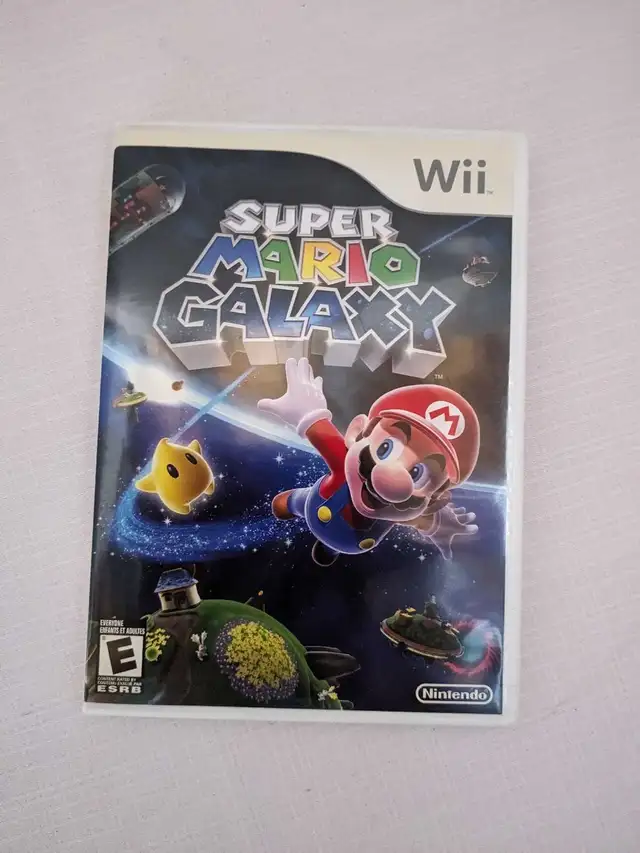 Wii video game Super Mario Galaxy tested and works Nintendo  in Nintendo Wii in Charlottetown - Image 2