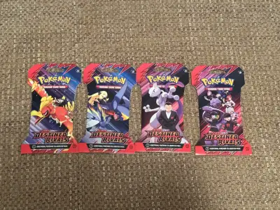 Pokemon Destined Rivals Sleeves Booster Packs, View more