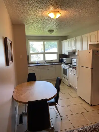 Fully furnished move in ready, price includes all bills. Washer and dryer in basement.