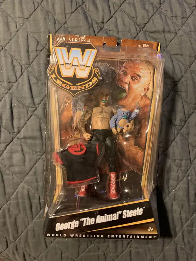 MATTEL WWE Elite Legends GEORGE THE ANIMAL STEELE Series 4 in Toys & Games in Oshawa / Durham Region - Image 2