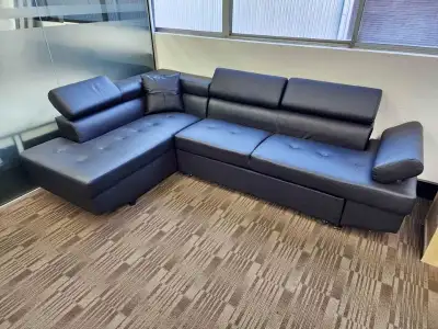 Brand New Leather Sectional sofa / couch with Headrest, View more