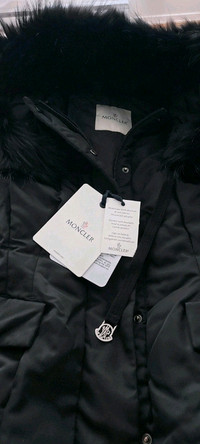 Rare Moncler down winter coat value 4000$ fox fur