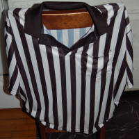 Vintage Referee Short Sleeve Shirt Jersey Men's XL Made in USA